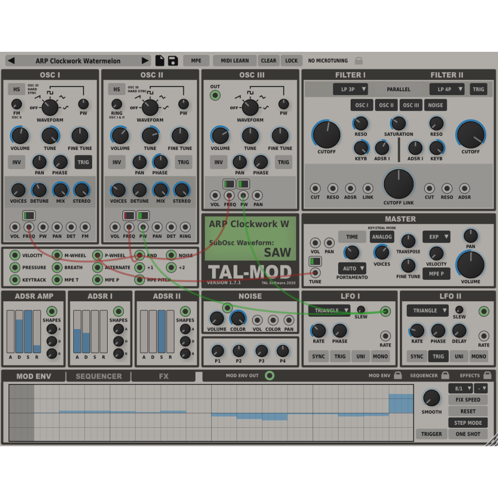 TAL SOFTWARE TAL Mod Synthesizer