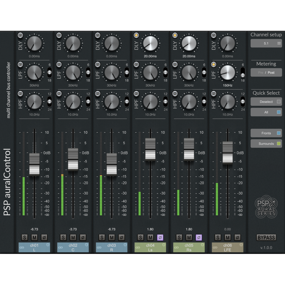 PSP Audioware auralControl