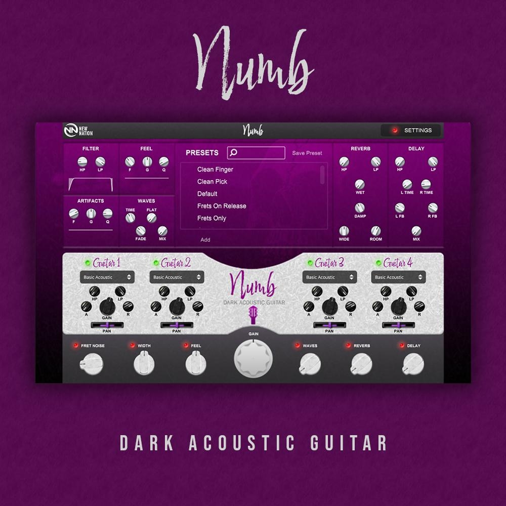 Numb - Dark Acoustic Guitar