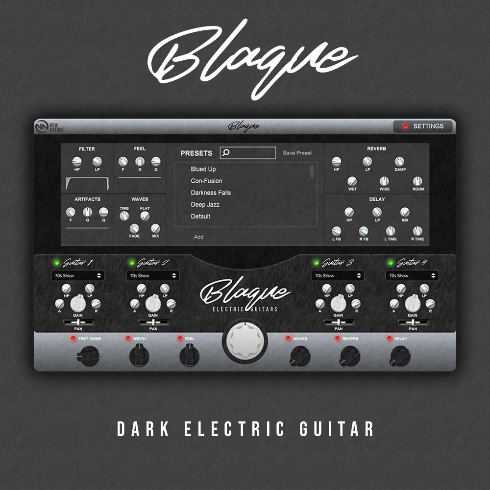 NNLLC Blaque - Dark Electric Guitar