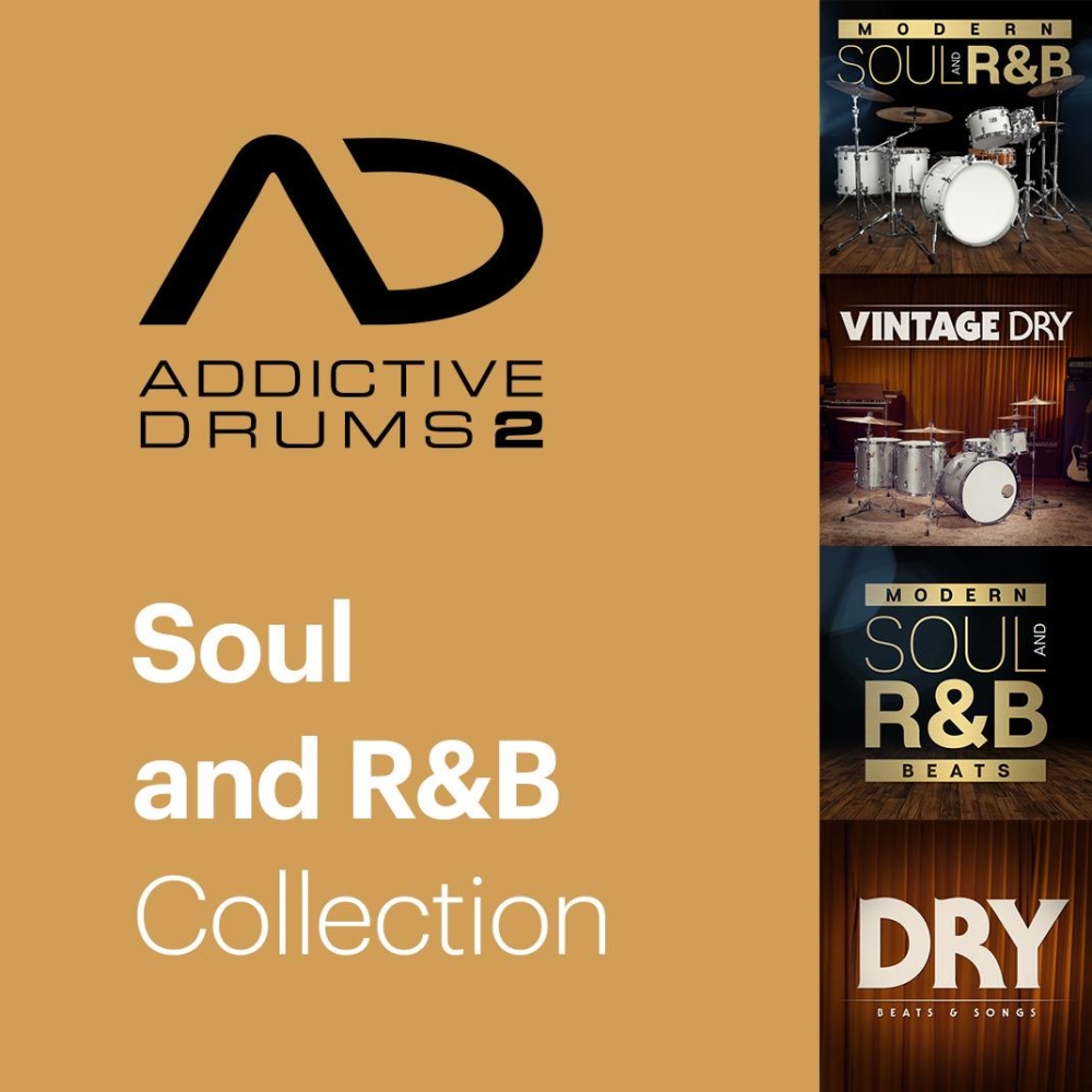 XLN Audio Addictive Drums 2 : Collection Soul et R&B