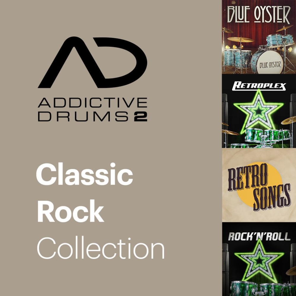 XLN Audio Addictive Drums 2 : Collection de rock classique