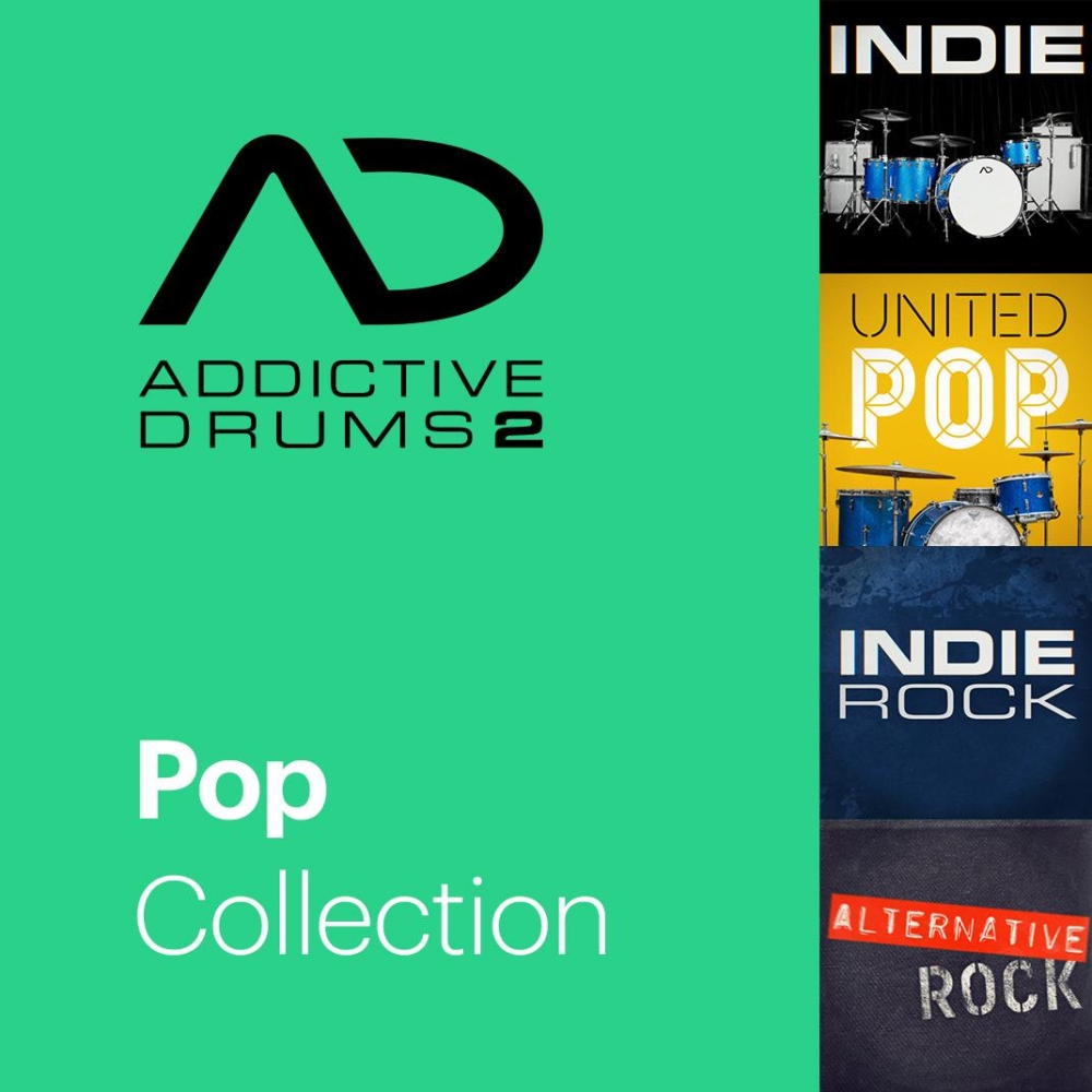 XLN Audio Addictive Drums 2 : Collection Pop