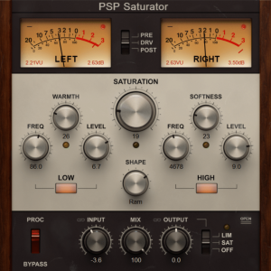 PSP AUDIOWARE PSP Saturator