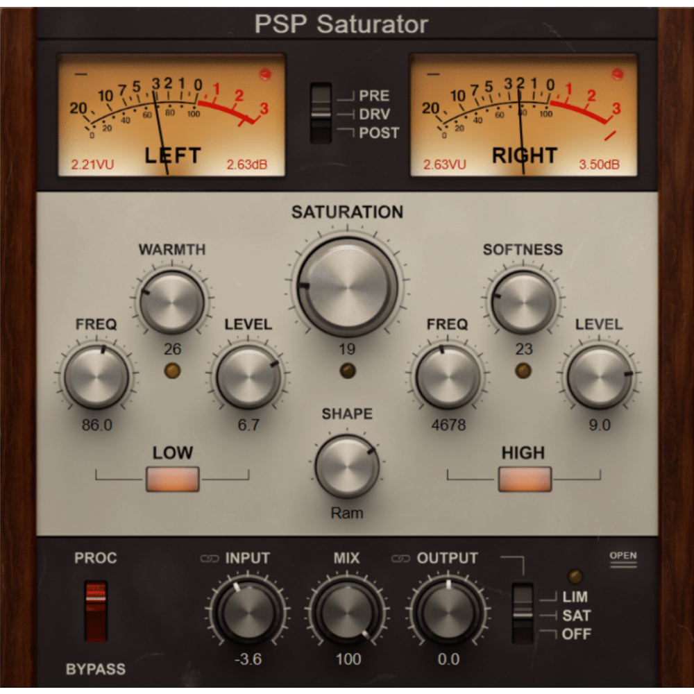 PSP AUDIOWARE PSP Saturator