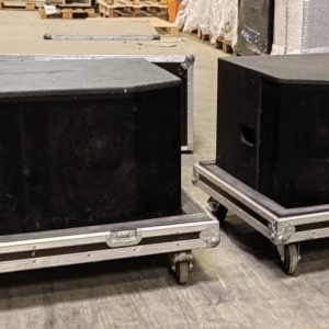 Bose 2 Enceintes + Flight-cases