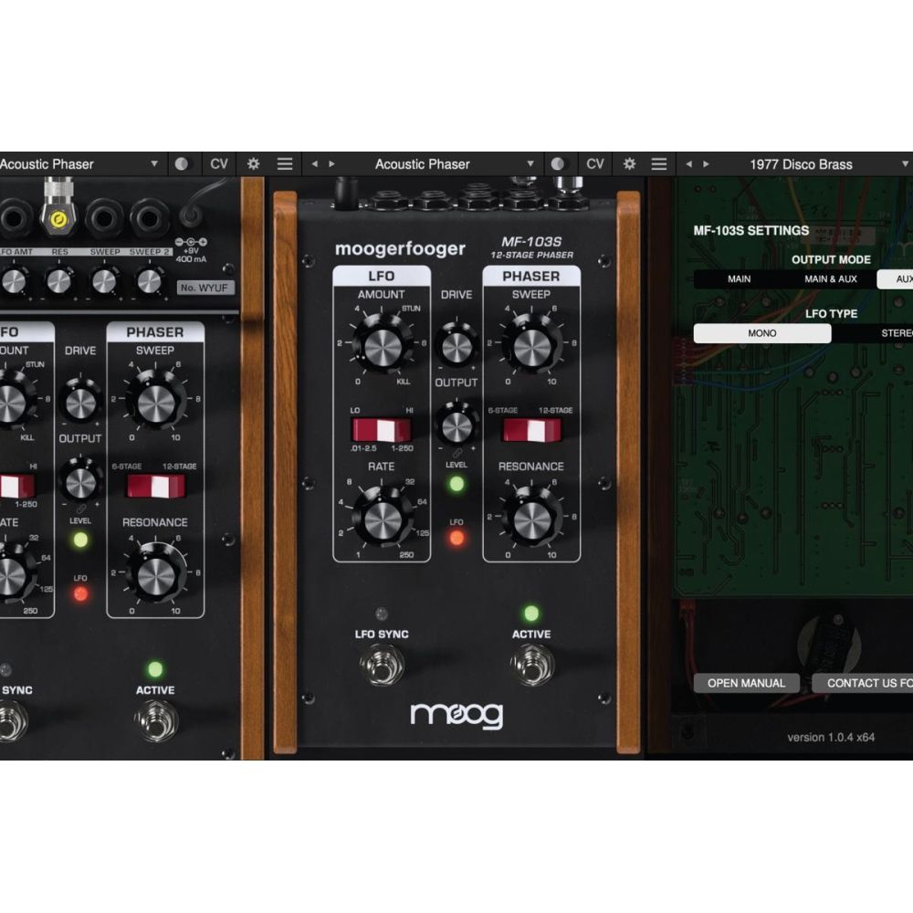 MoogerFooger Software MF-103s 12-Stage Phaser