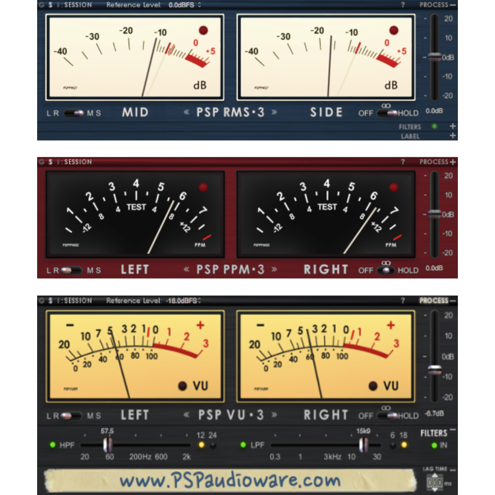 PSP AUDIOWARE PSP TripleMeter