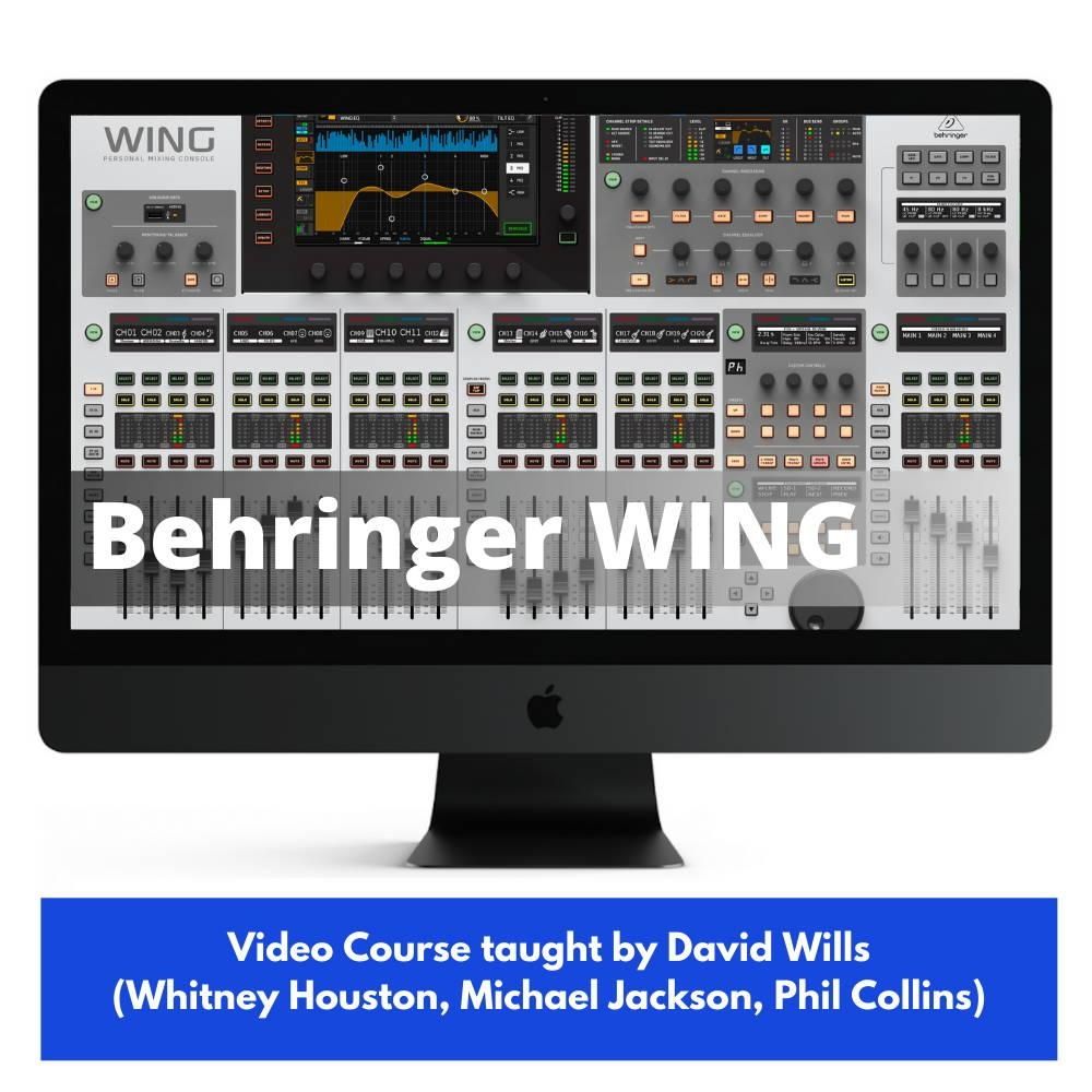 ProAudioEXP Behringer WING - cours de formation vidéo (anglais)