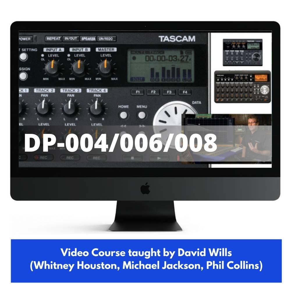 ProAudioEXP Tascam DP-004/006/008 - cours de formation vidéo (anglais)