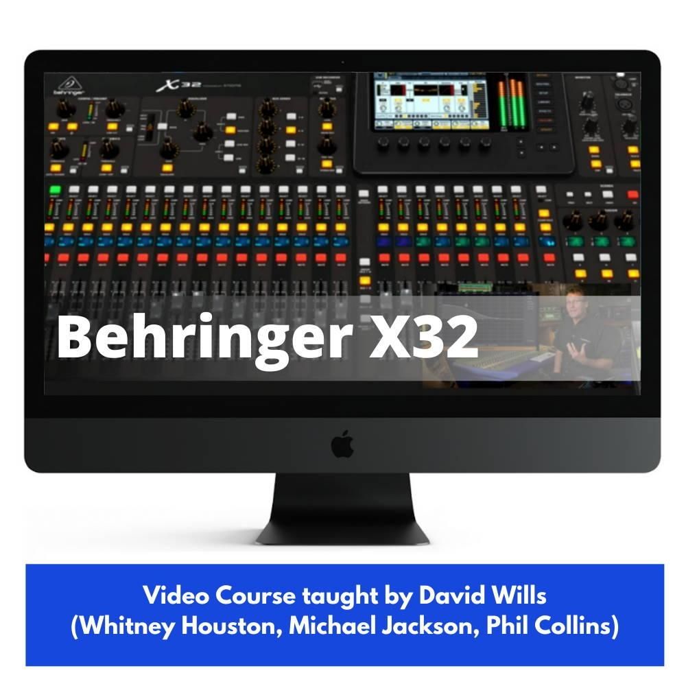 ProAudioEXP Behringer X32 - cours de formation vidéo (anglais)