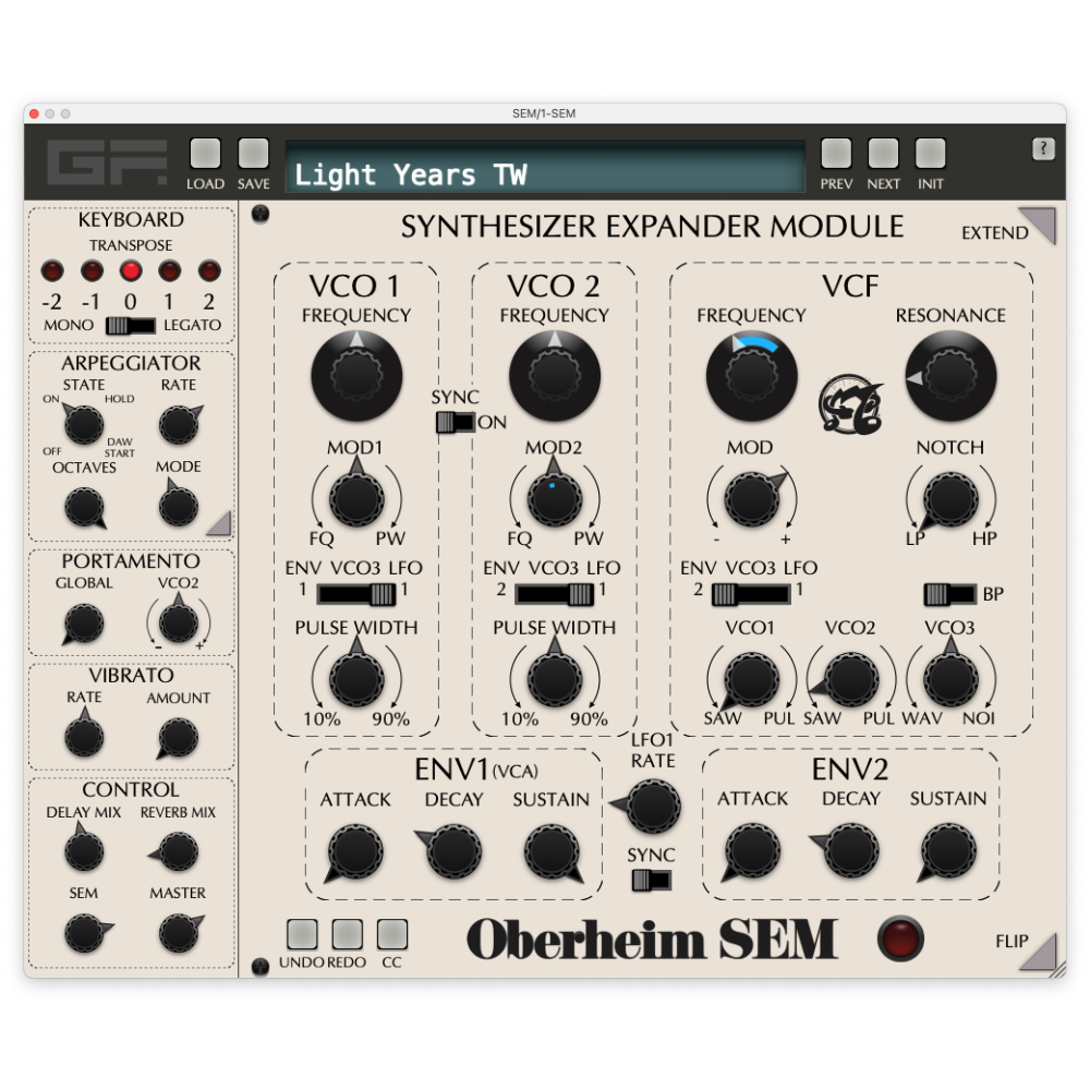 GFORCE Oberheim SEM