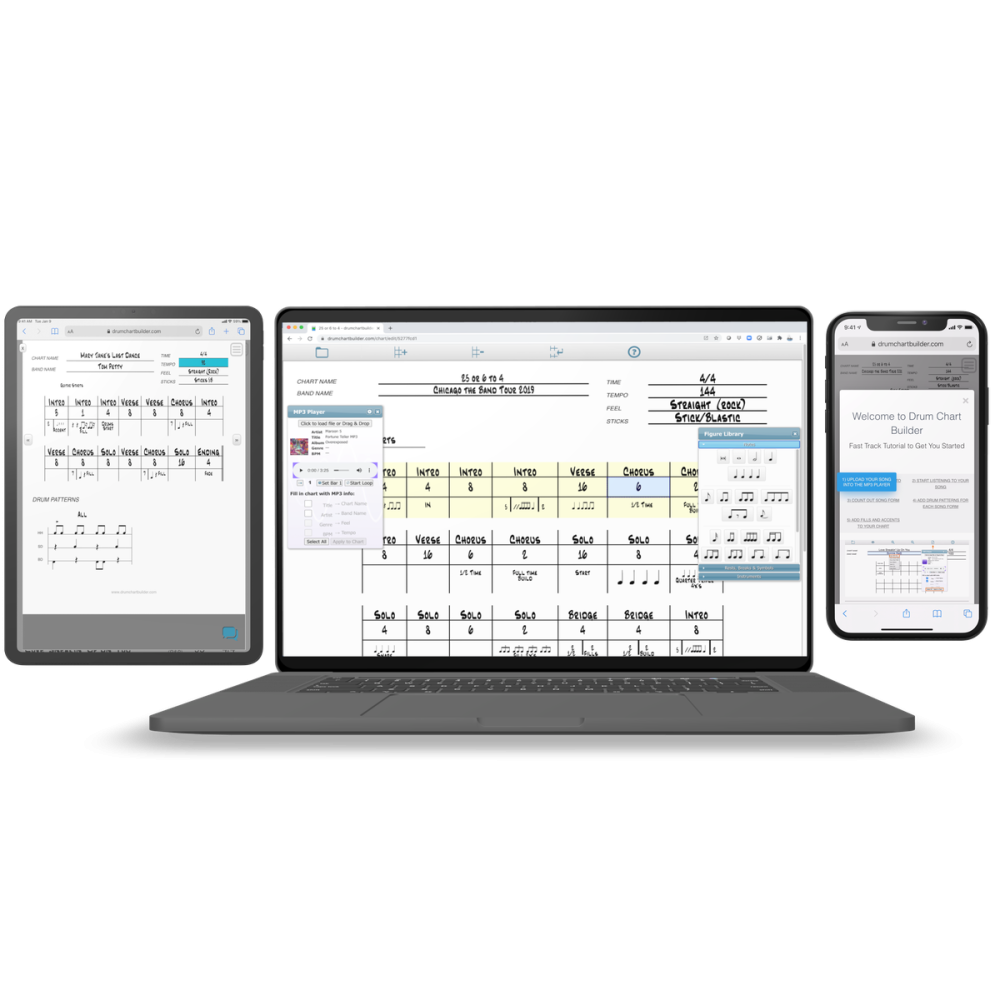 Subscriptions Drum Chart Builder 2 Year Subscription