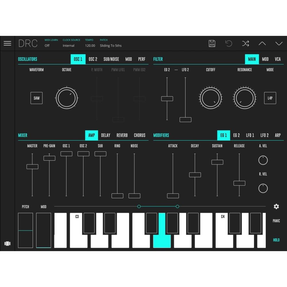 instruments DRC - Polyphonic Synthesizer