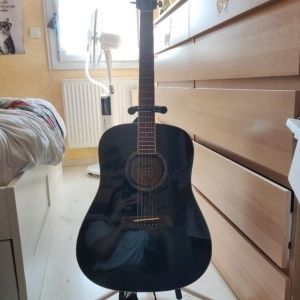 Shiver Pack Guitare folk acoustique GFS-51 noir