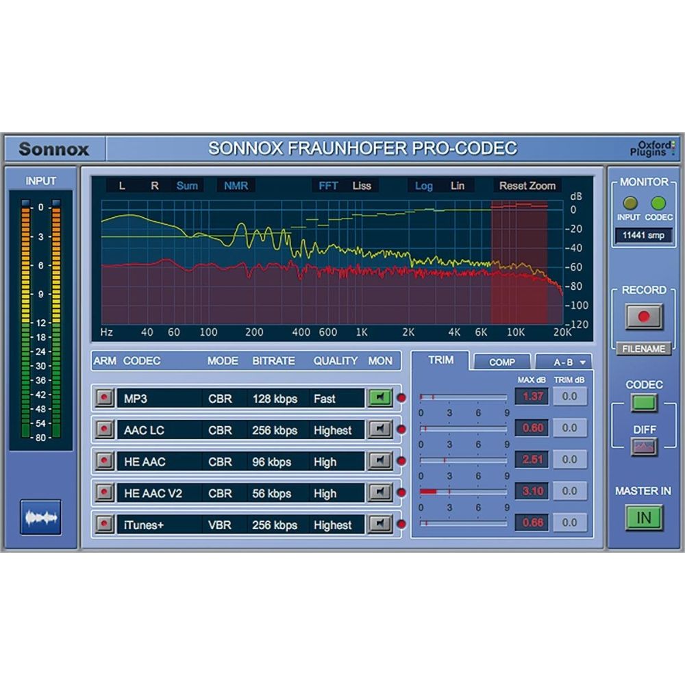 Sonnox Fraunhofer Pro-Codec