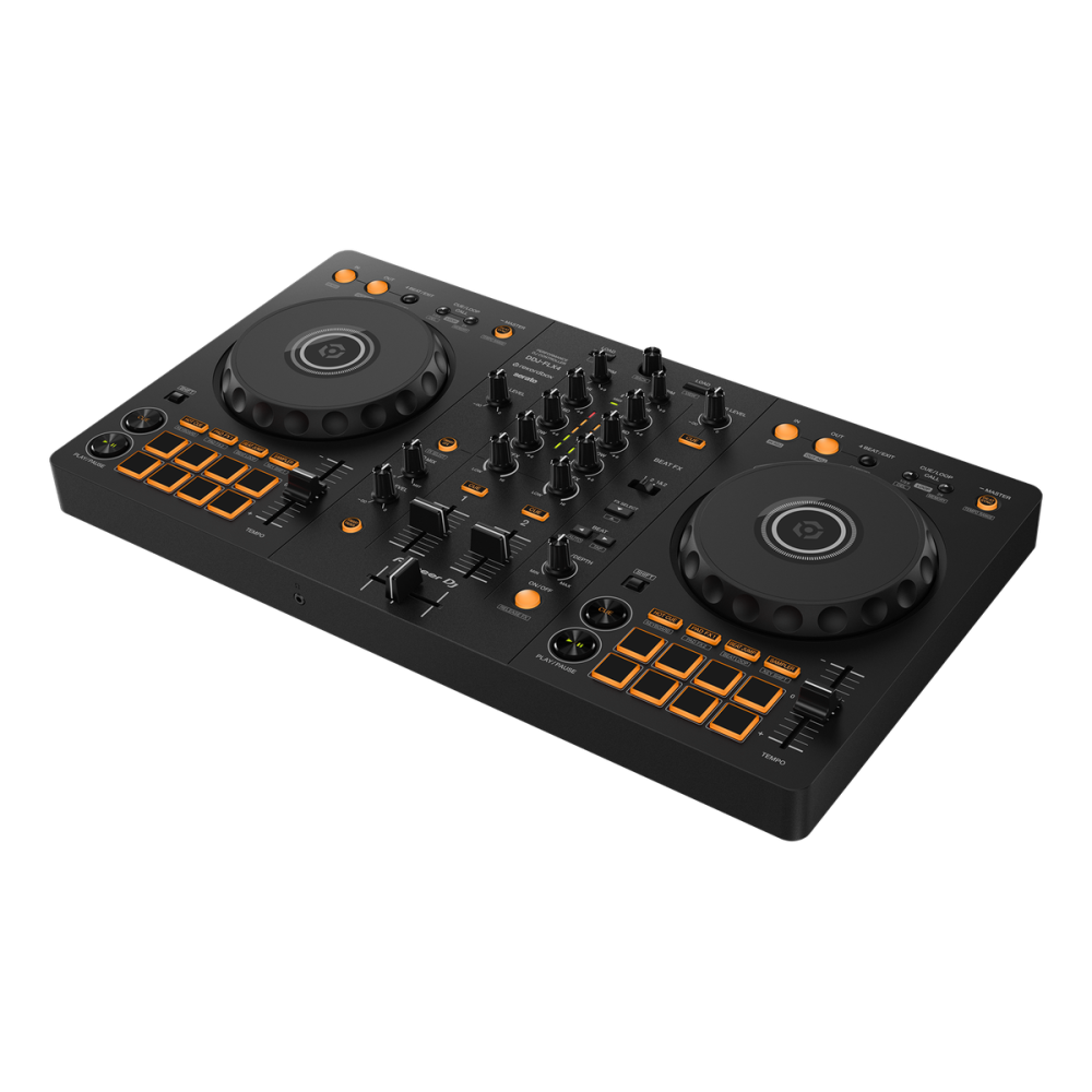 Pioneer DJ DDJ-FLX4 2-deck Rekordbox and Serato DJ Controller - Graphite