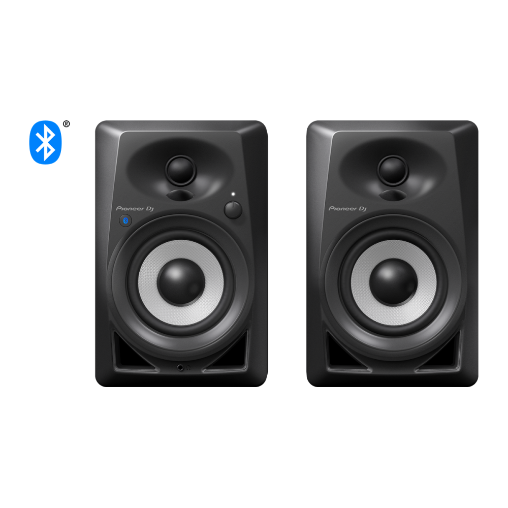 Pioneer DJ DM-40D-BT 4-inch Desktop Active Monitor Speaker with