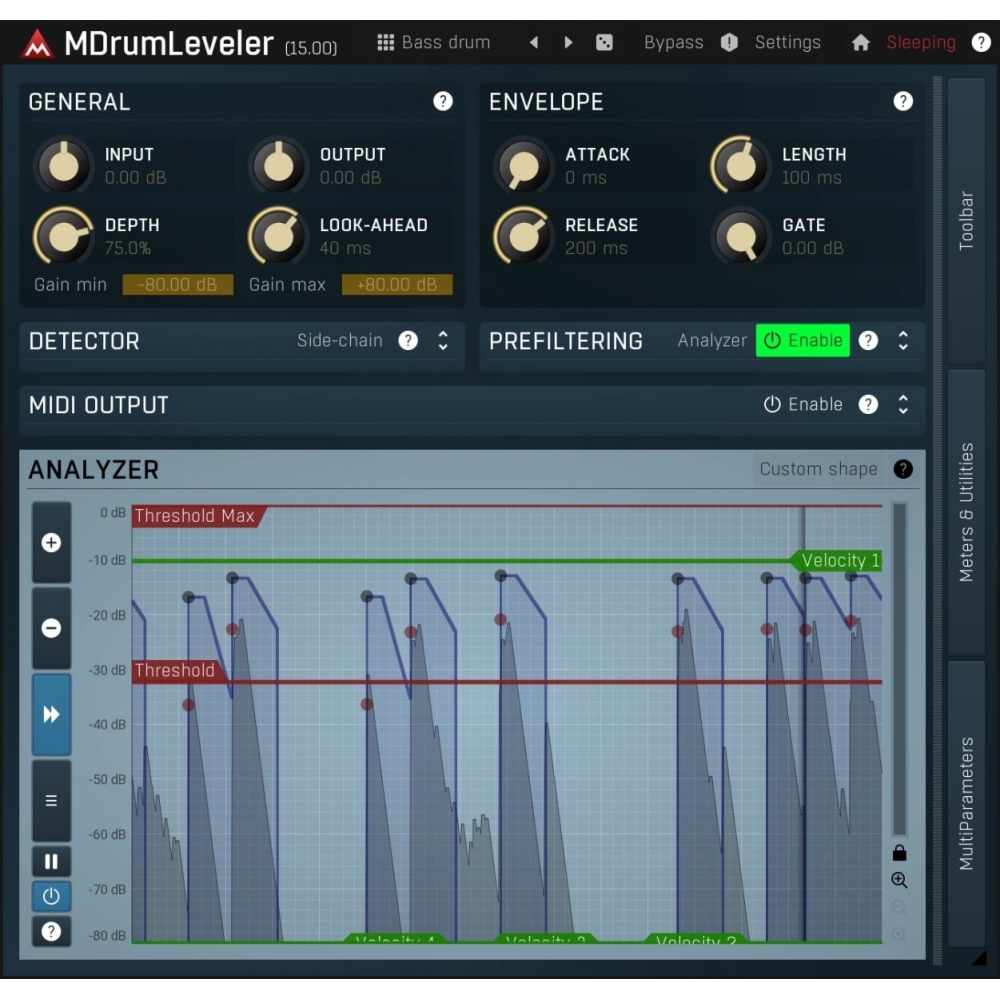 Melda Production MDrumLeveler