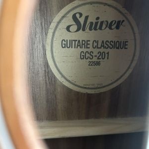 Shiver Guitare Classique électro-acoustique - GCS-201- Naturelle -