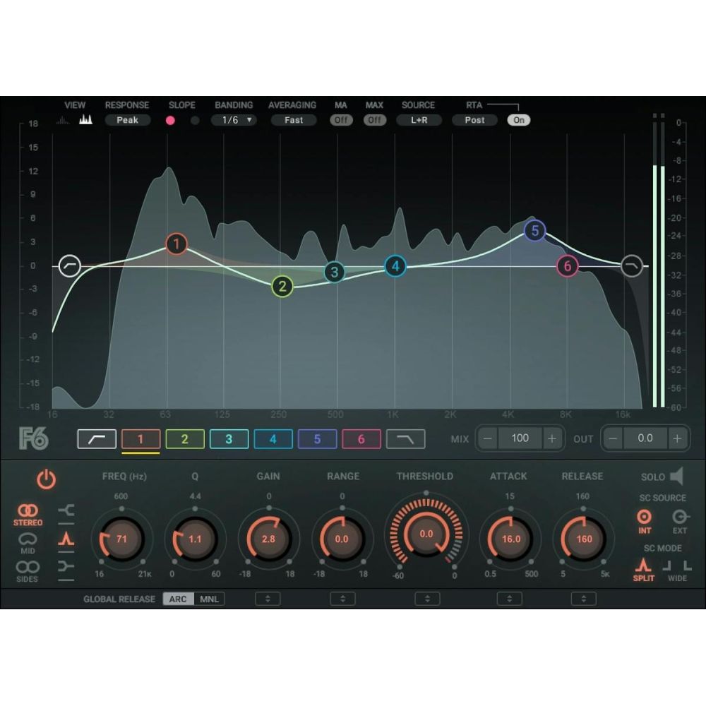 Waves Audio F6 Floating-Band Dynamic EQ