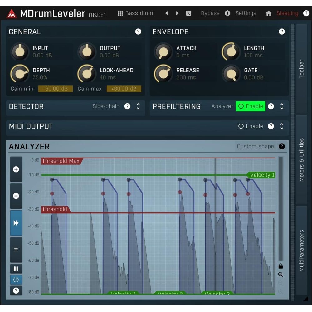 Melda Production MDrumLeveler