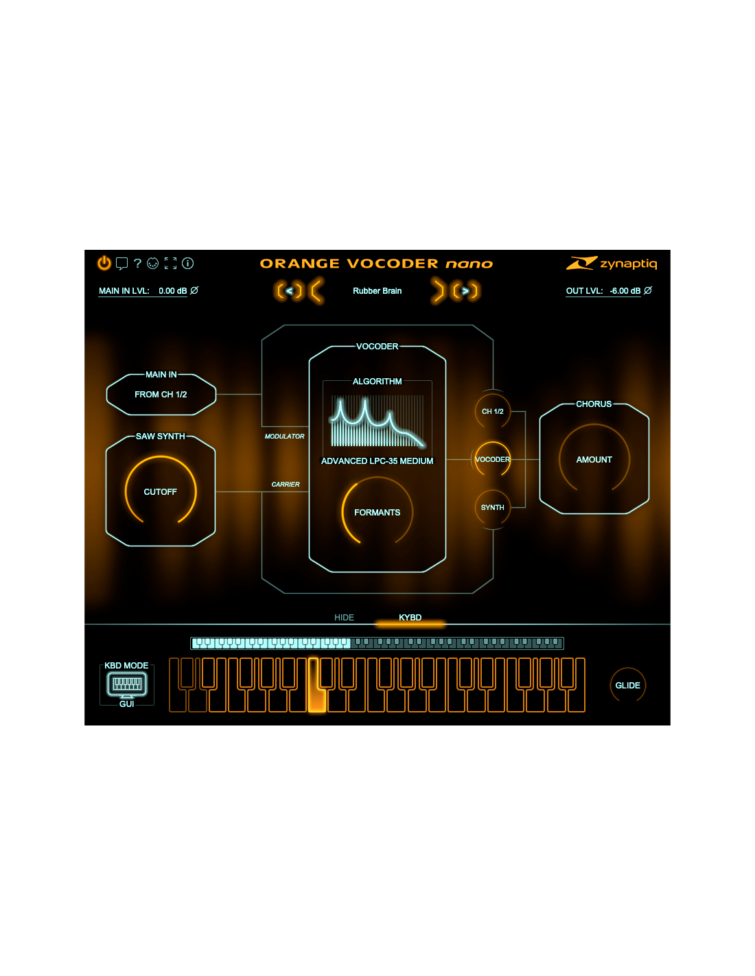 PITCHMAP::COLORS Et ORANGE VOCODER NANO