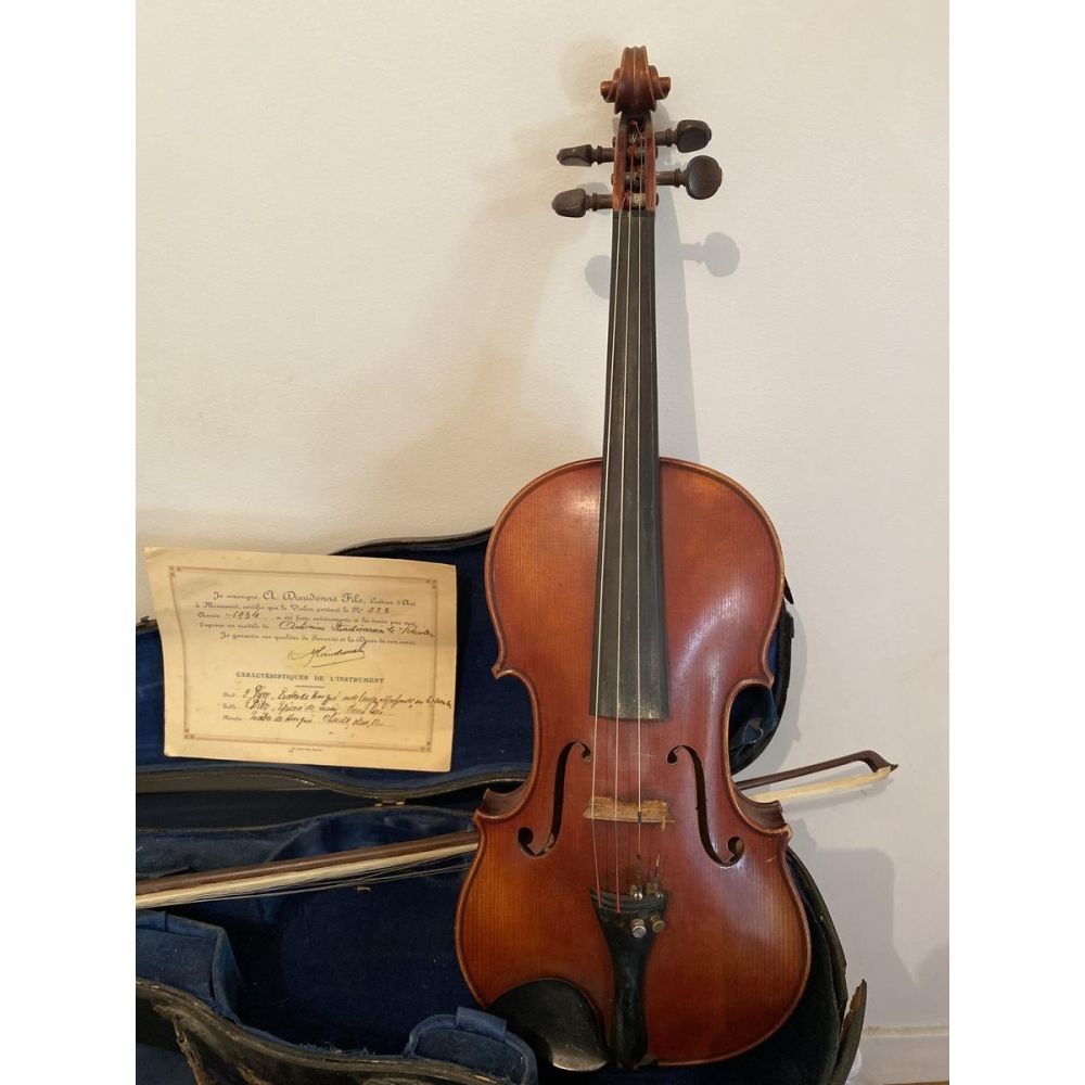 Amédée Dieudonné Violon de Dieudonné fils de 1934