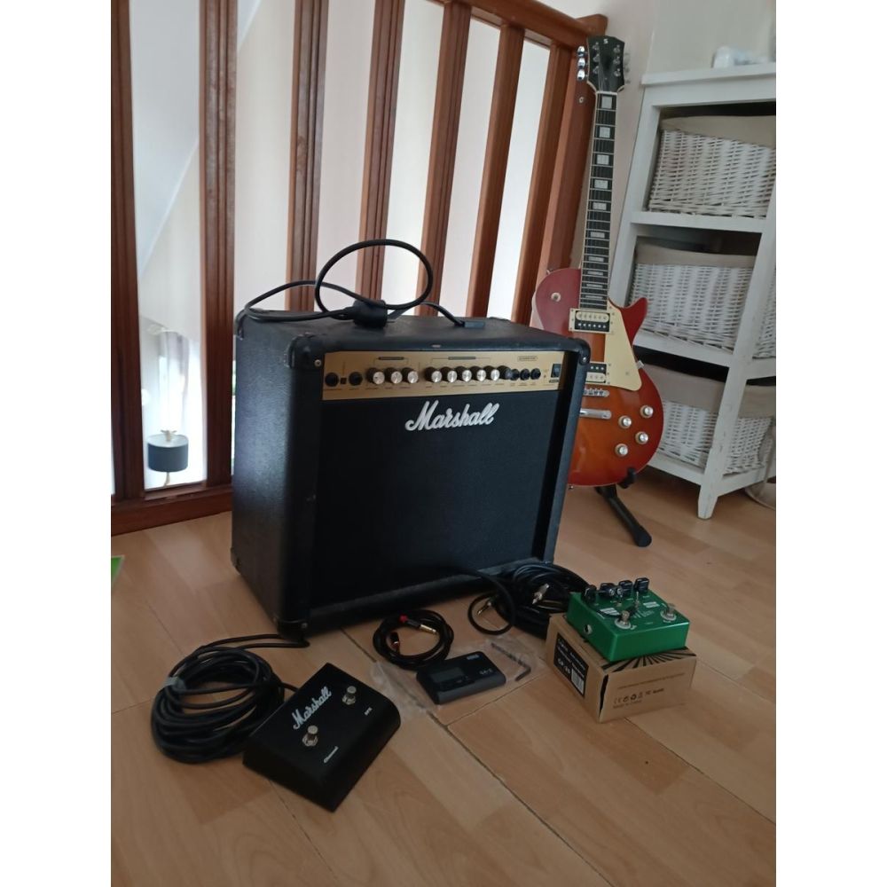 Stagg Pack guitare électrique + ampli Marshall