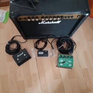 Stagg Pack guitare électrique + ampli Marshall