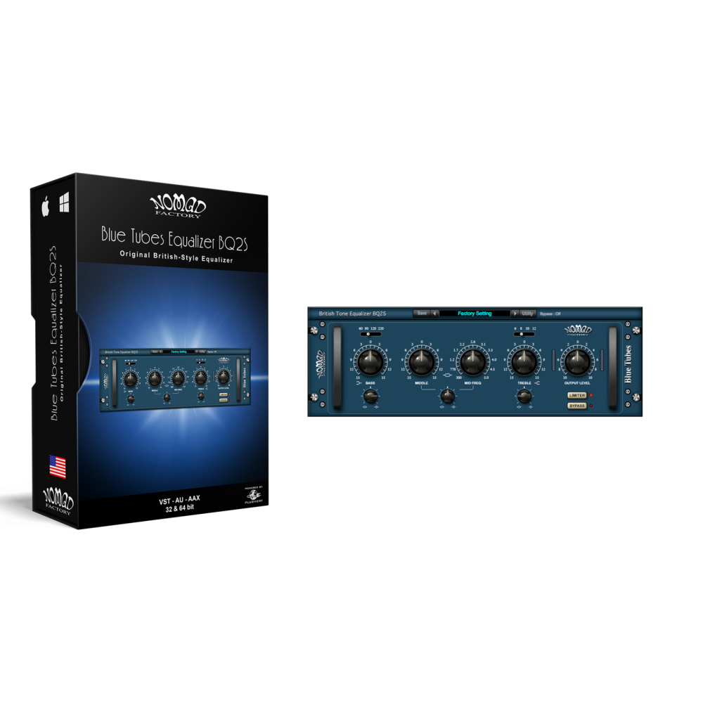 Nomad Factory Blue Tubes Equalizer BQ2S