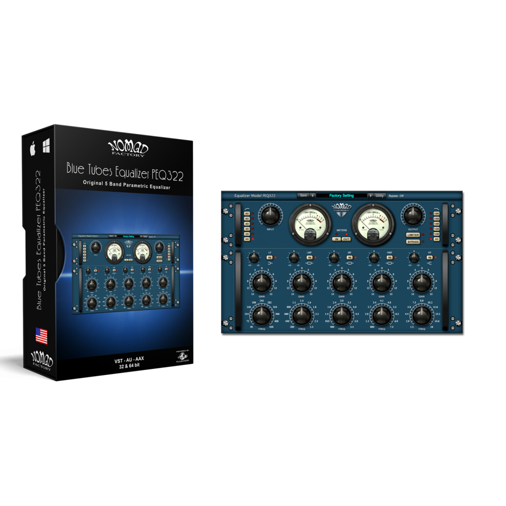 Nomad Factory Blue Tubes Equalizer PEQ322