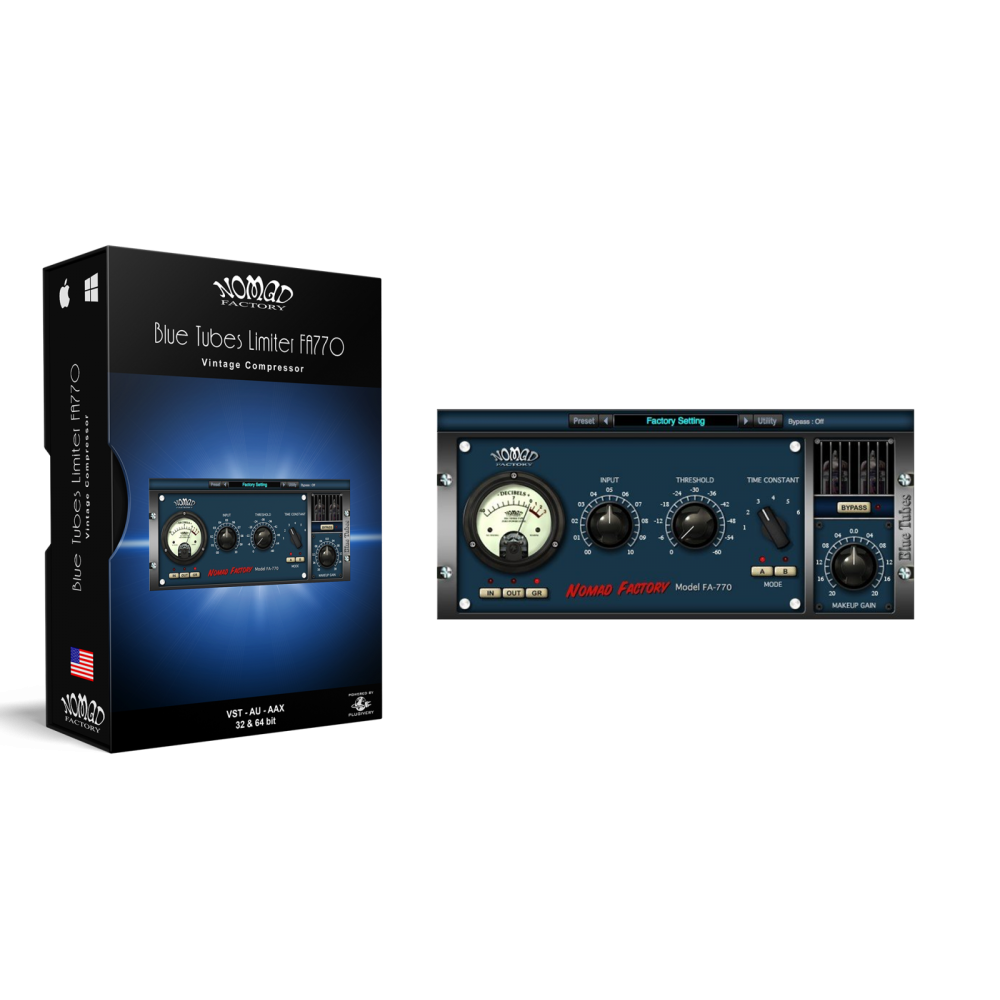 Nomad Factory Blue Tubes Limiter FA770