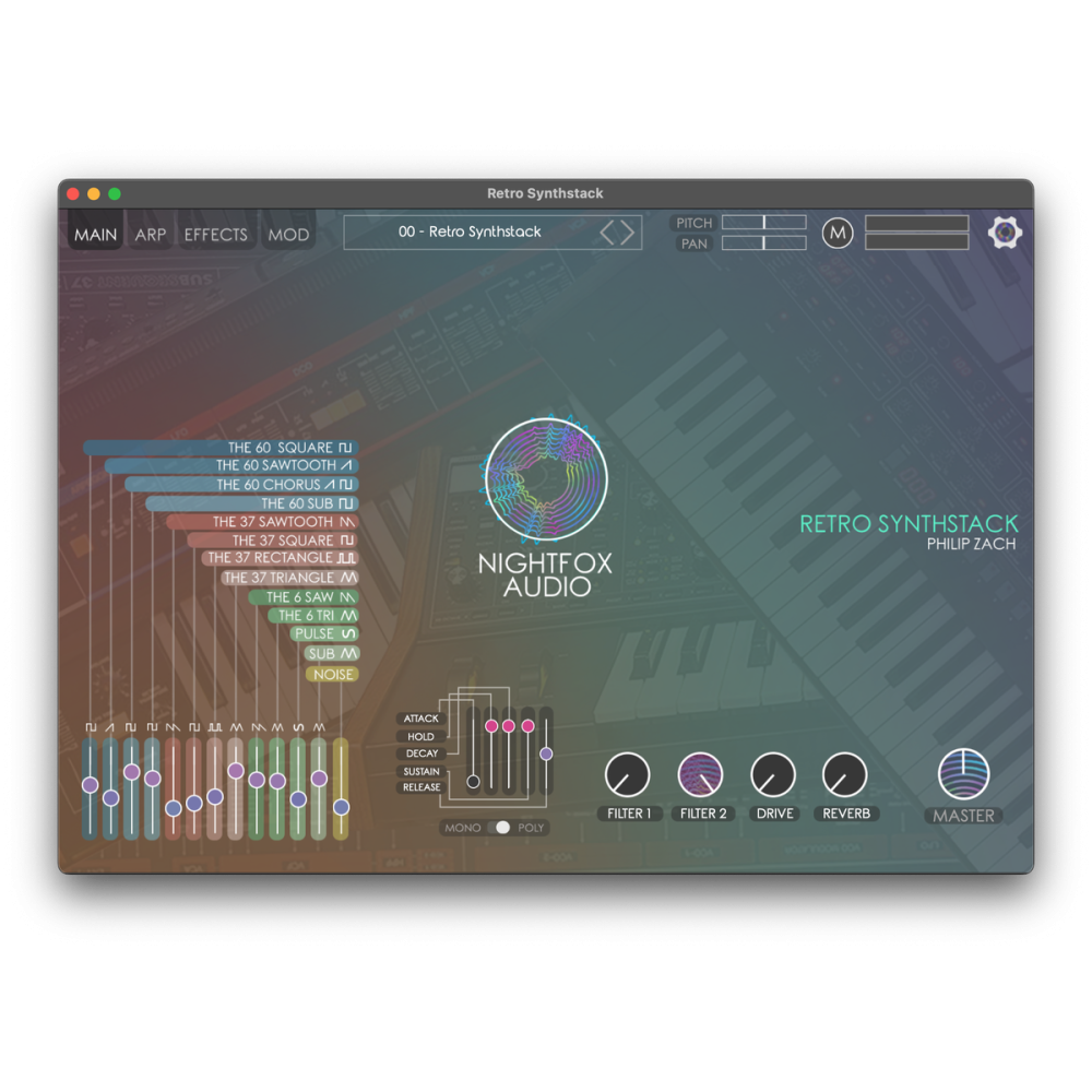 Nightfox Audio Nightfox Retro Synthstack