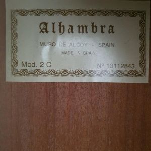 Alhambra GUITARE 2C