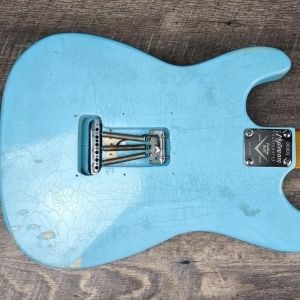 MyDream Partcaster  Green Stock - Heavy Relic Daphne Blue