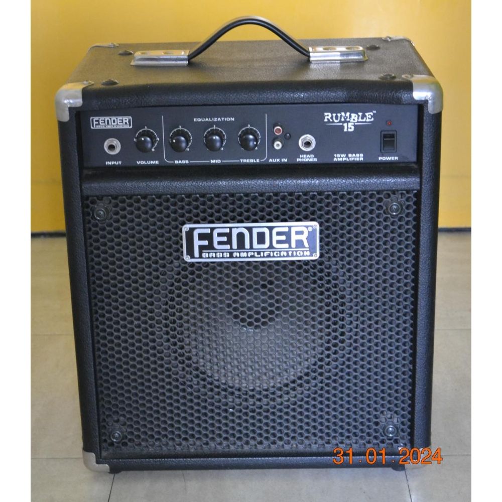 Fender Ampli Guitare Basse RUMBLE 15 COMBO NOIR