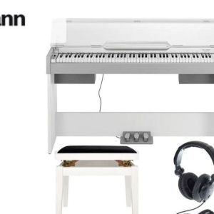 Thomann Piano numérique DP-33 WH Set