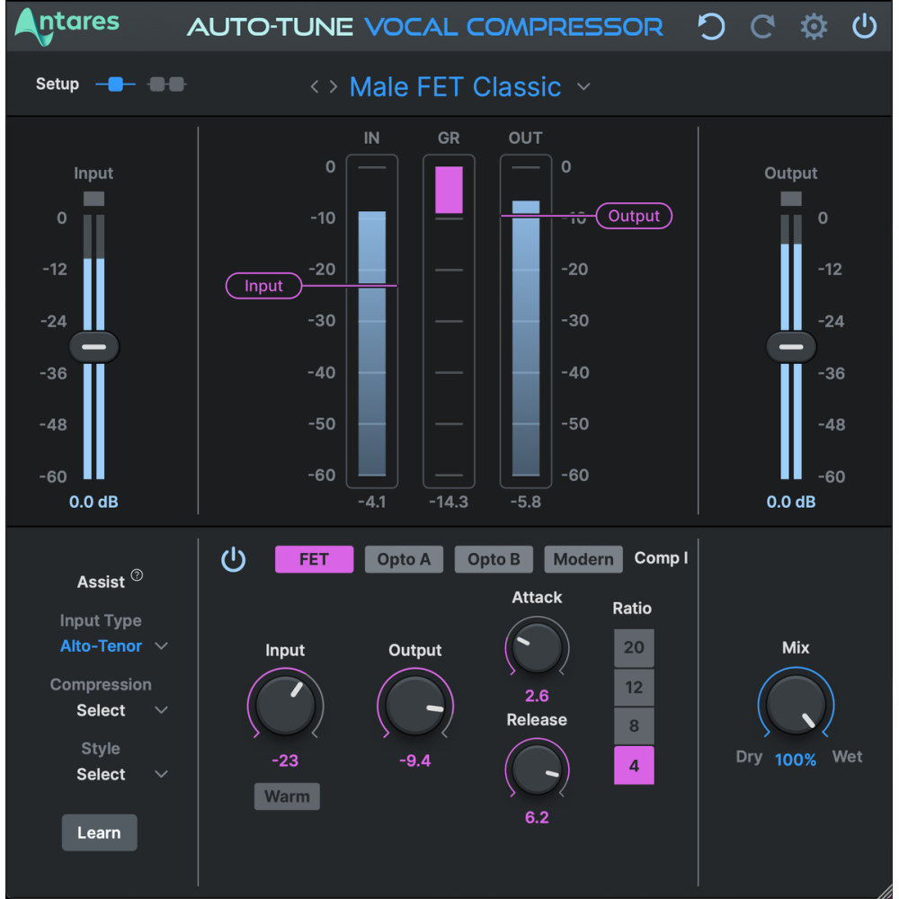 Antares Auto-Tune Vocal Compressor