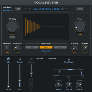 Antares Auto-Tune Vocal Reverb