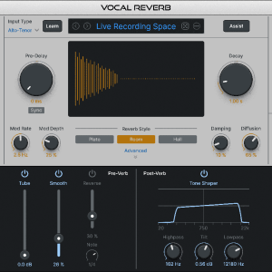 Antares Auto-Tune Vocal Reverb