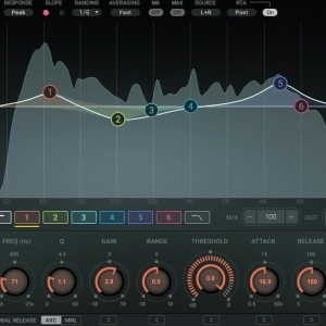 Waves Audio F6 Floating-Band Dynamic EQ