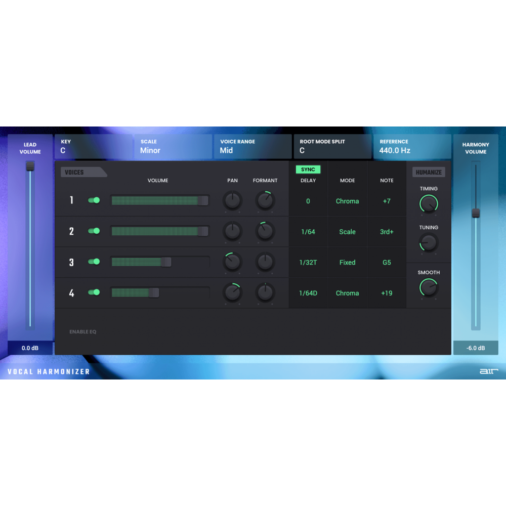 AIR Music Technology Vocal Harmonizer