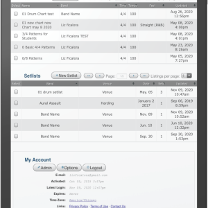 Subscriptions Drum Chart Builder 2 Year Subscription