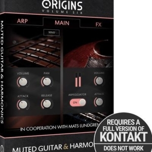 BOOM LIBRARY Sonuscore Origins Vol.6: Muted Guitar & Harmonics