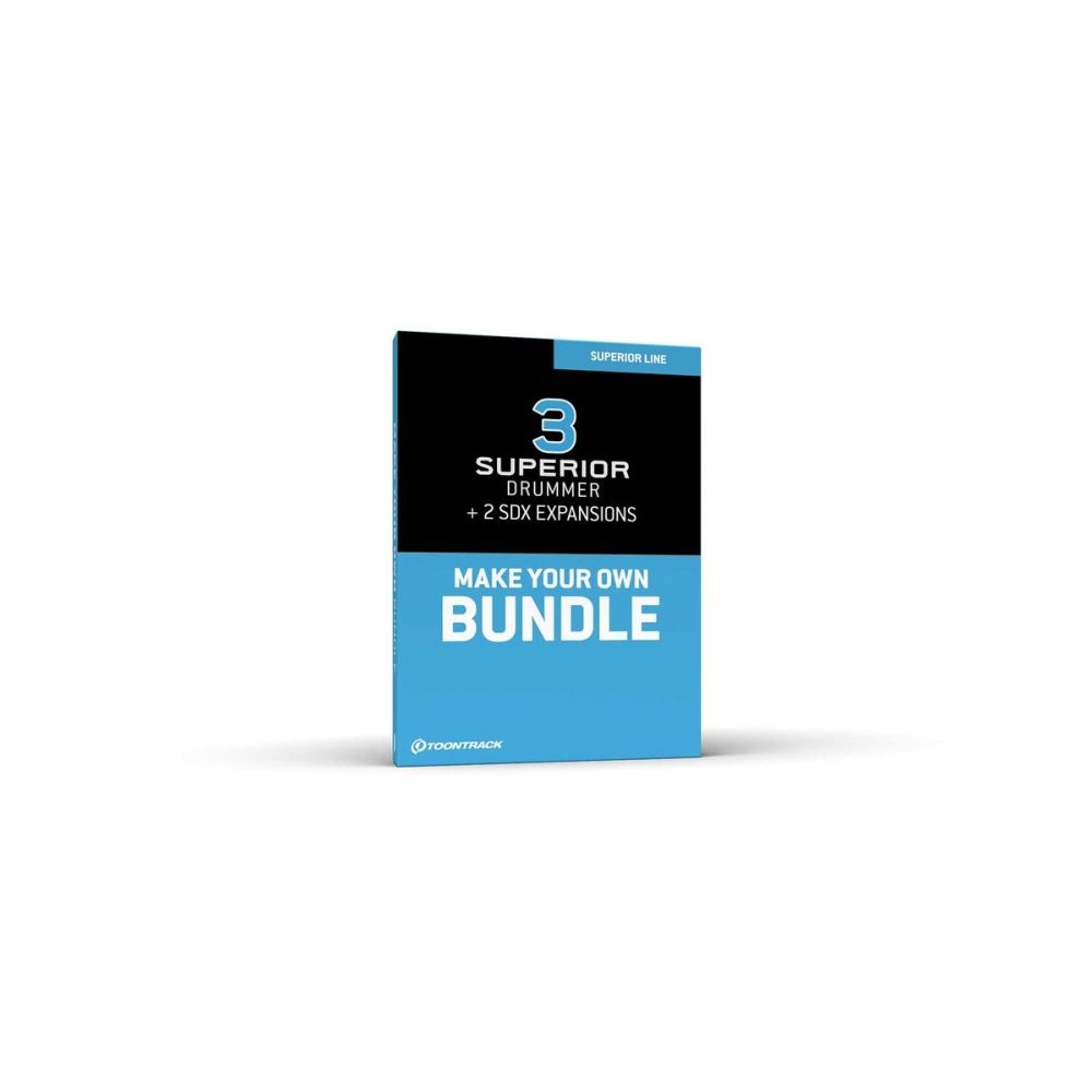 Toontrack Superior Drummer 3 Pack Bundle