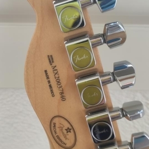 Fender Telecaster bleu flammée série limitée