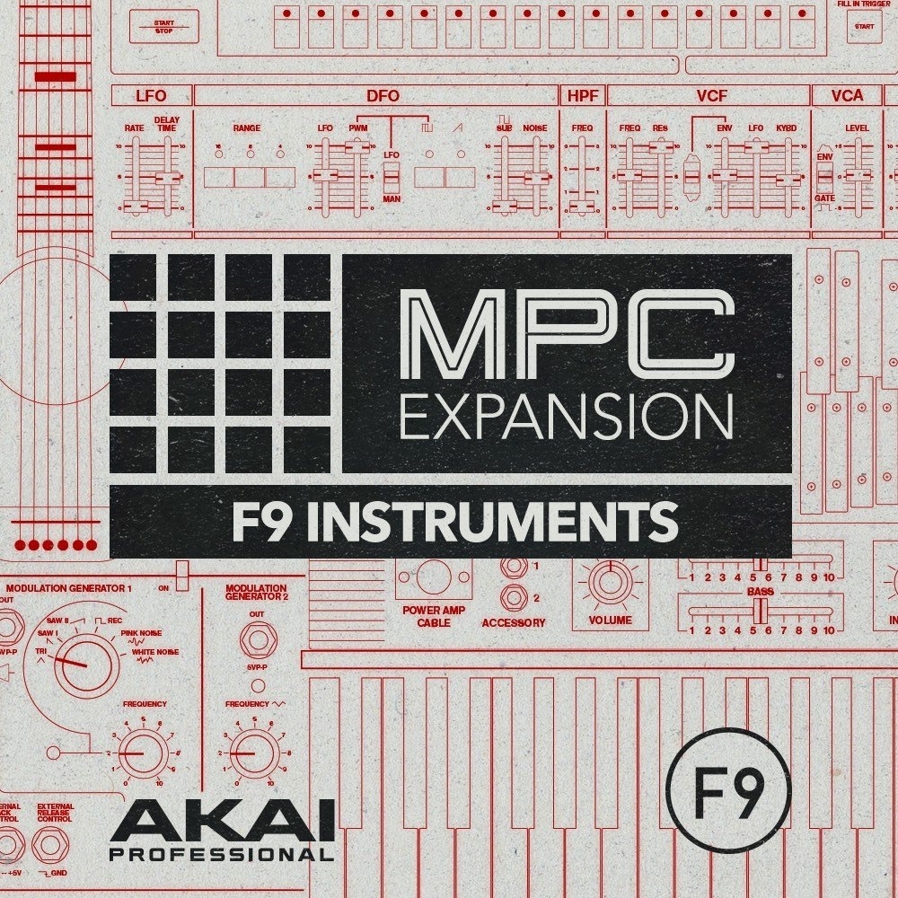 Akai Professional F9 Instruments Collection