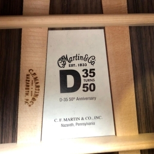 Martin D-35 50th Anniversary 2015
