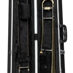 STAGG Etui en ABS pour Trombone avec 3 compartiments pour petits accessoires